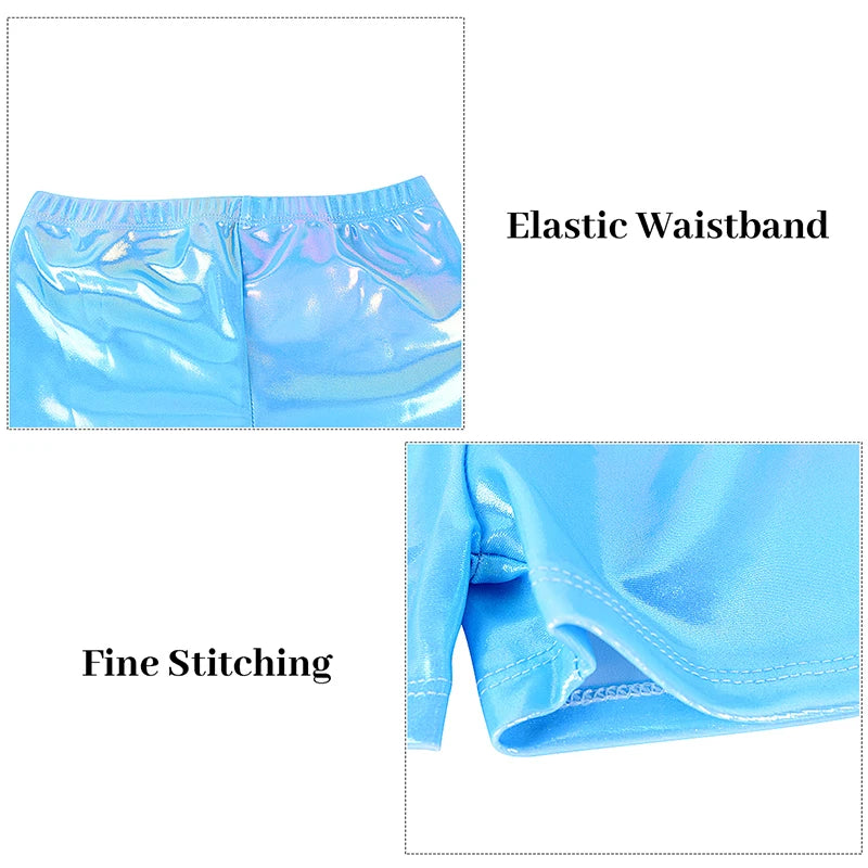 Girls  Vest  Gymnastics Leotard Sparkle 4 Piece Dance Unitard for Kids Toddler Athletic Tumbling Outfits