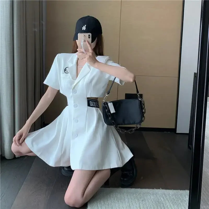 Dresses for Women 2025 Woman Dress Short Mini Black Clothes Korean Style Chic and Elegant Pretty X Sensual Sexy Y2k Fashion Sale