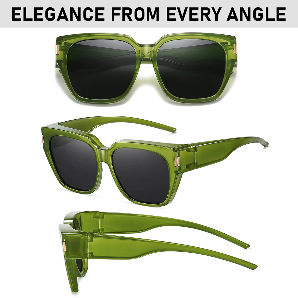 Sunglasses set, anti-glare glasses, polarized sunglasses for myopia, anti-UV sunglasses