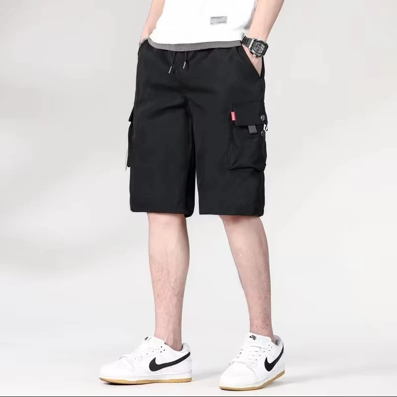 Cargo Shorts Men's fashion 2024 summer ins casual casual pants students trend port wind pants