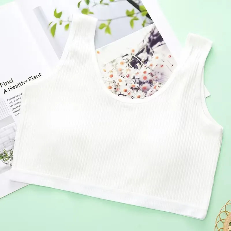 Girls Training BraTeenage Underwear Vest Adolescente Underwear Puberty Clothing 8-14Year