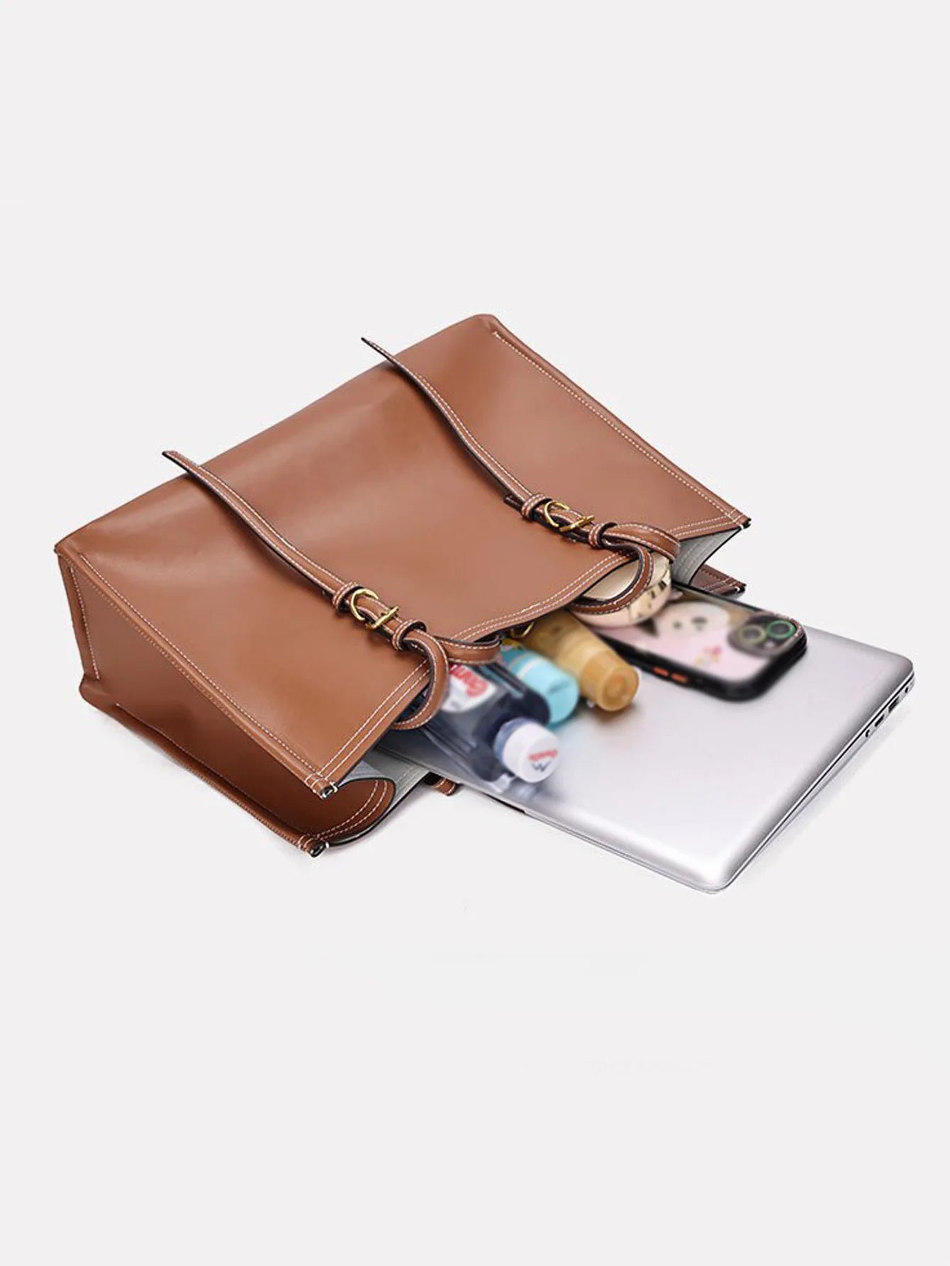 Large Capacity Tote Bags for Women Fashion Designer Shoulder Bag Soft PU Leather Women's Handbags Commuting Shopper Women Bag