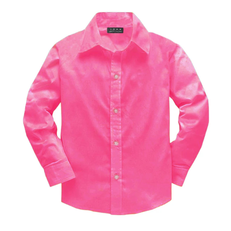 Girls shirts tops plant embroidery Pattern Clothing Kids Baby school uniform Boys Shirt Autumn Birthday Party Formal Attire Tee