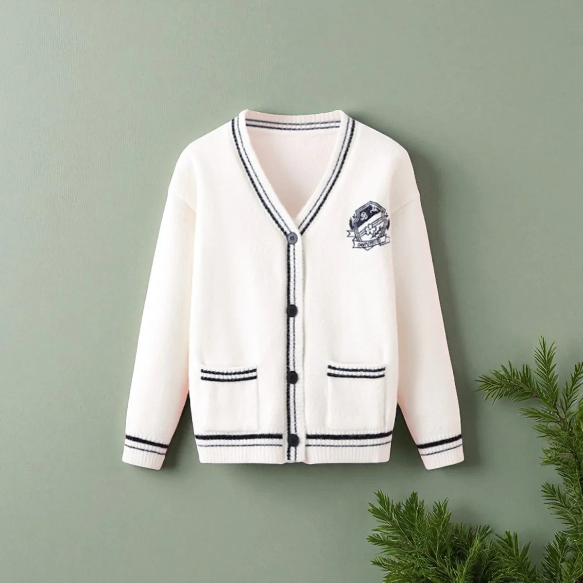 Baby Girls Clothing Set Outfits School Uniform Cardigan & Shirt & Skirt 3pcs Girls Tracksuit Teens Kids Suit Costumes 5 7 9 13 Y