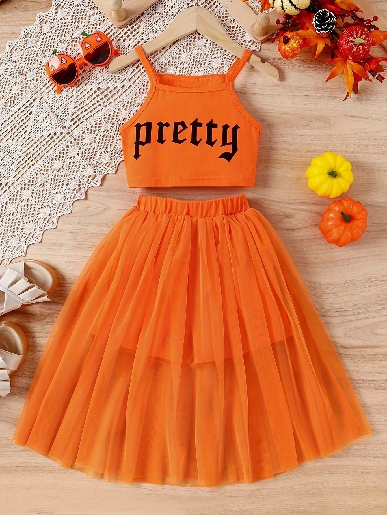 5-14 Years Teenagers Girls Clothing Sets Summer New Cotton Fashion Top + Mesh Skirt Two Piece Set Birthday Gifts Kids Clothes