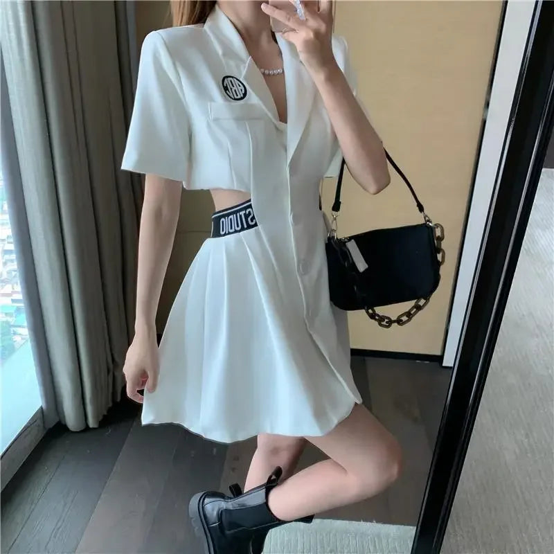 Dresses for Women 2025 Woman Dress Short Mini Black Clothes Korean Style Chic and Elegant Pretty X Sensual Sexy Y2k Fashion Sale