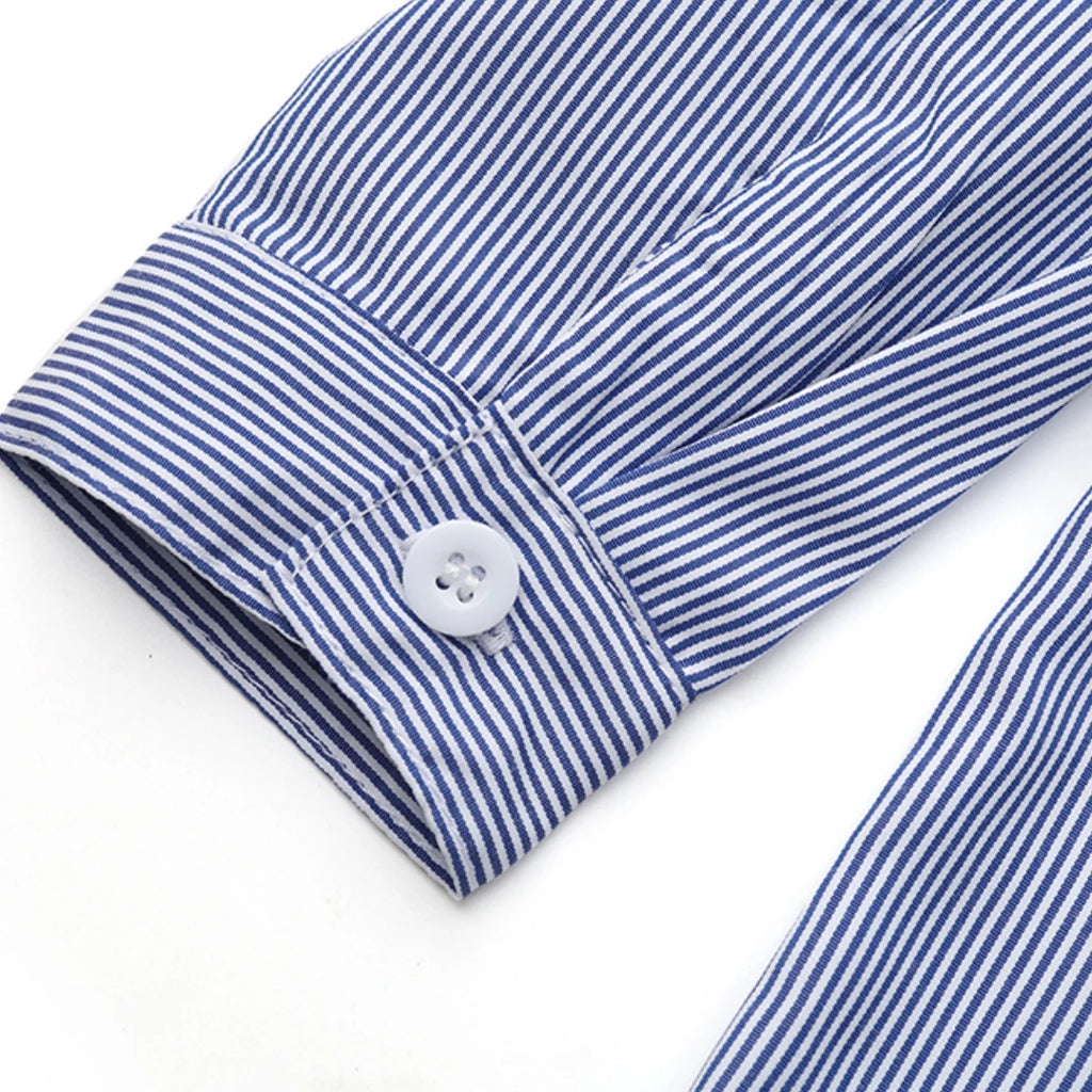 Kids Uniform for Boys Girls Vest 4 PCS Long Sleeve Autumn Back to School Clothing Set Teenage Preppy Style Daily Fashion Dress