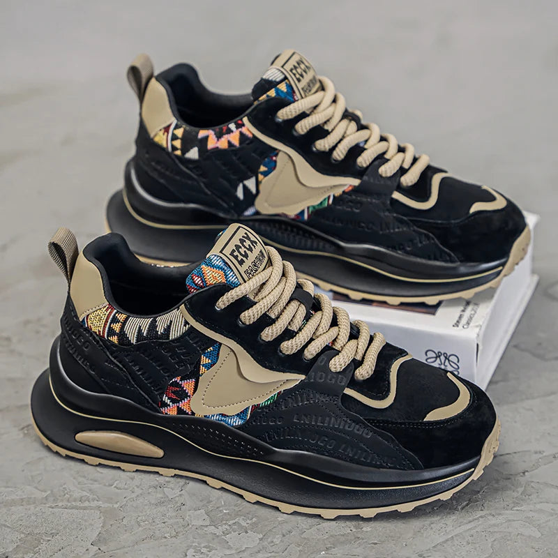 Men's Casual Sports Shoes - Stylish, Lightweight, Versatile & Comfortable Trendy Shoes for Street & Outdoor Wear