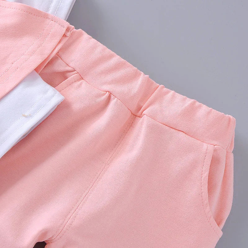 Girls' Stylish Autumn Outfit Three Piece Set 2024 New Item Baby Girl Clothes Sets for Baby Boy Clothing Mother Kids