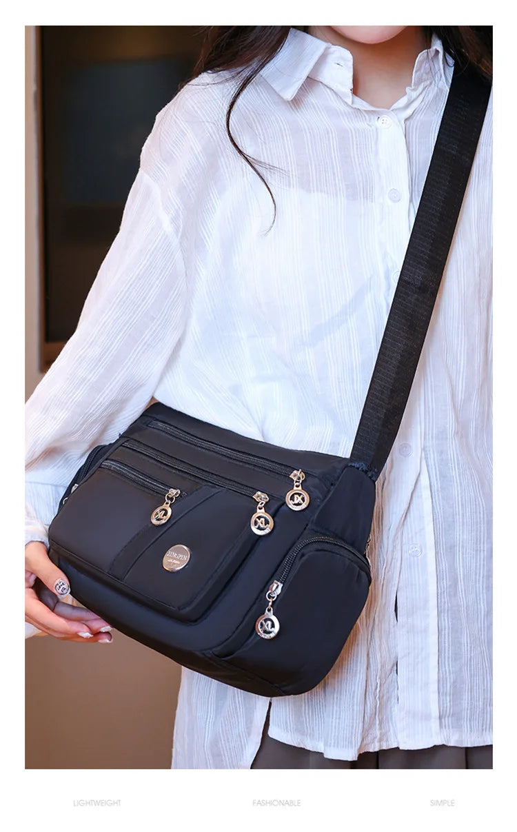 New Women Bag Nylon Waterproof Messenger Bags For Lady Crossbody Shoulder Bag Casual Handbags High Quality Multifunctional
