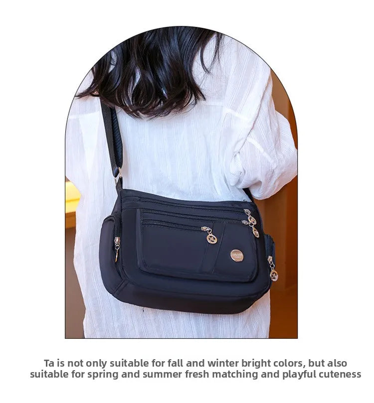New Women Bag Nylon Waterproof Messenger Bags For Lady Crossbody Shoulder Bag Casual Handbags High Quality Multifunctional