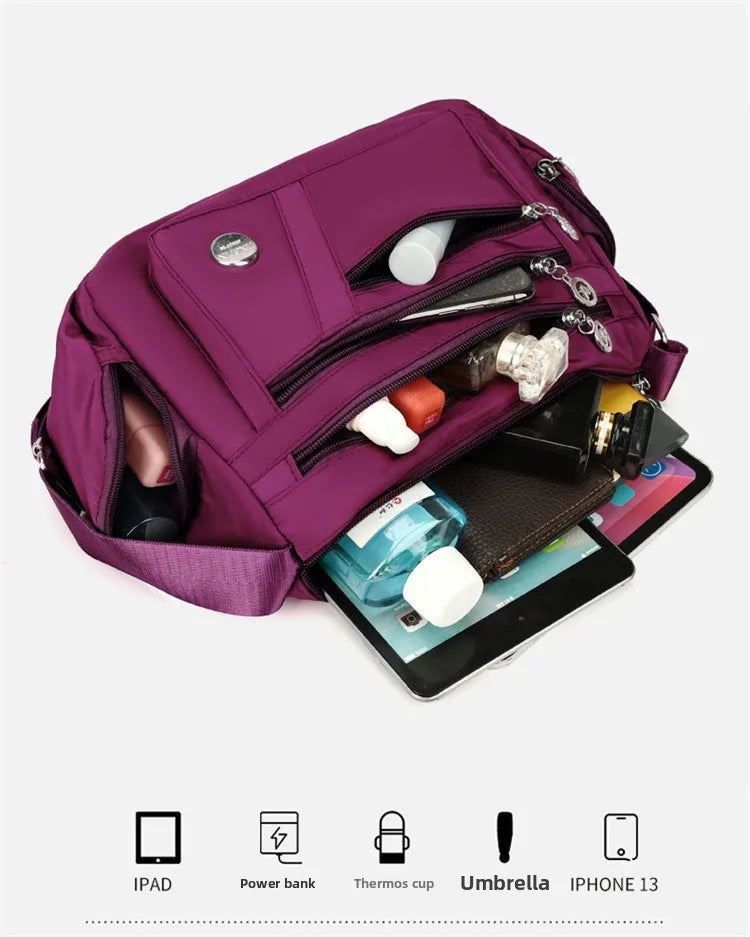 New Women Bag Nylon Waterproof Messenger Bags For Lady Crossbody Shoulder Bag Casual Handbags High Quality Multifunctional