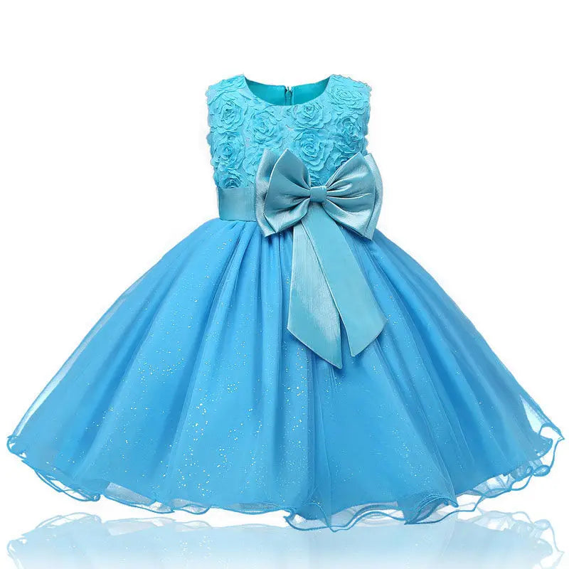 2-14yrs Teenage Clothing Christmas Girl Dress Summer Princess Wedding Party dress sequins Sleeveless New Year For Girls Clothes
