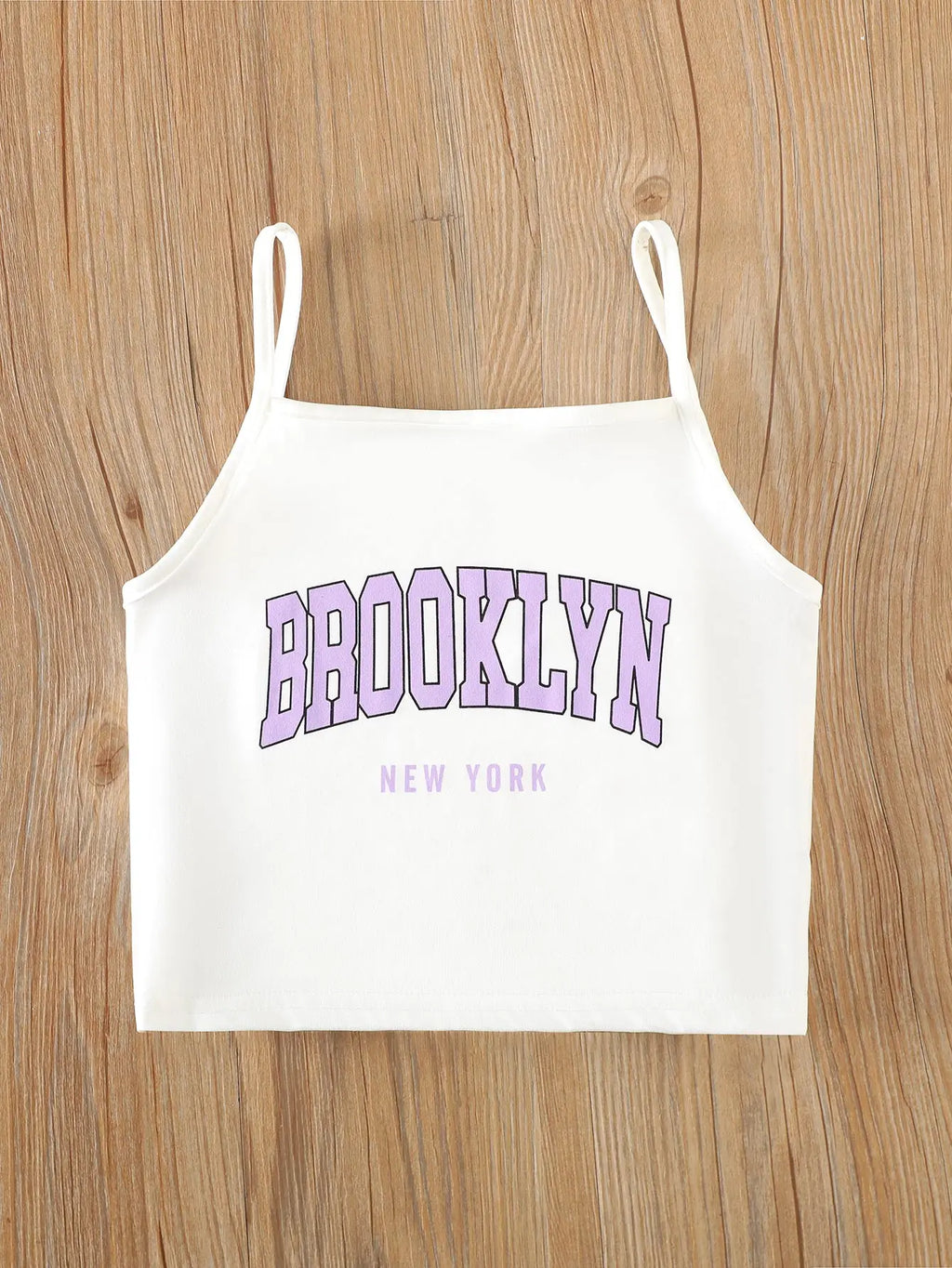 Girls' Three-Piece Outfits New Breathable Summer Thin Fashion Short Sleeve Mesh Top+Letter Print Crop Vest Sling+Letter Print Sport Shorts