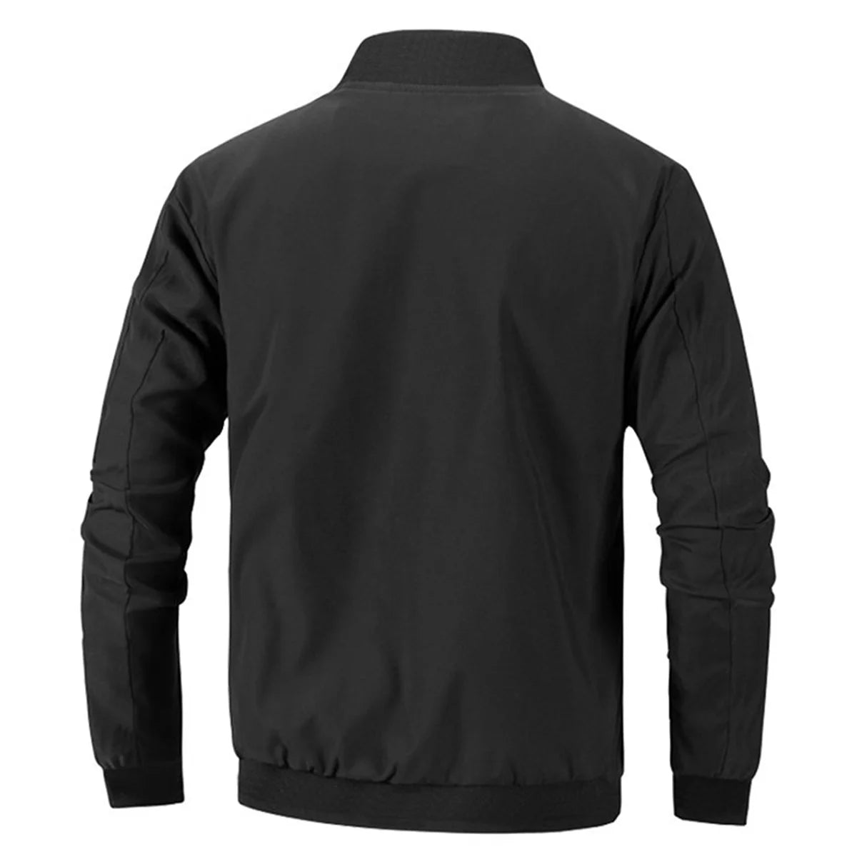 Men's spring and autumn solid color casual jacket, suitable for daily travel, sports outdoors, travel.