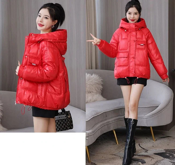 Loose Casual Short Padded Coats for Women Cotton Parkas Woman Great Warm Winter on Sale Discount Fashion 2025 Quilted Jackets