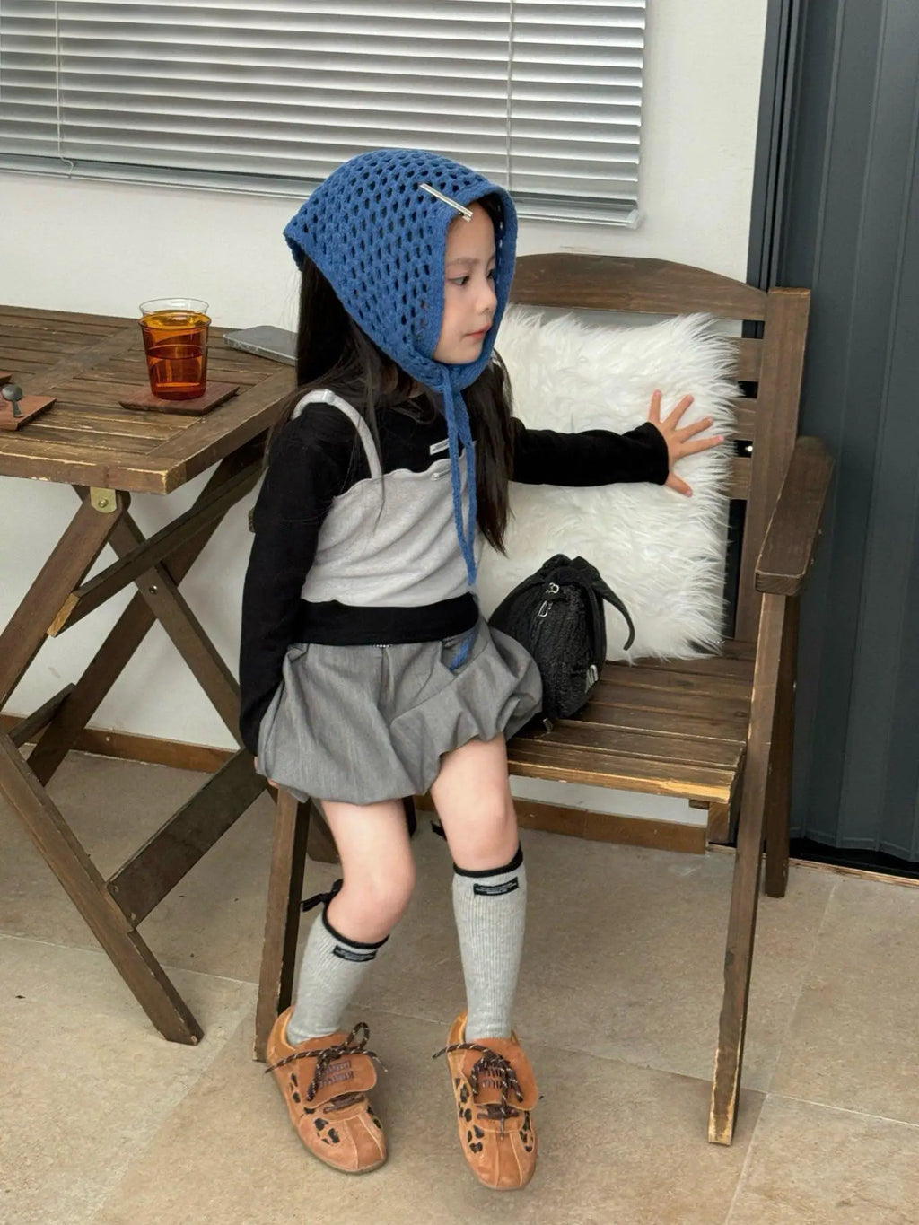 Girls Suit 2025 Autumn New Children's Clothing Girls Baby Fashion Fake Two Bottom Shirt Skirt Two Sets of Casual Simple Match