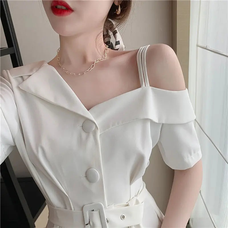 Dresses for Women 2025 Silk Clothes Formal Occasion Blazer Woman Dress Satin Chiffon Mini Short Sensual Sexy One-piece New In X