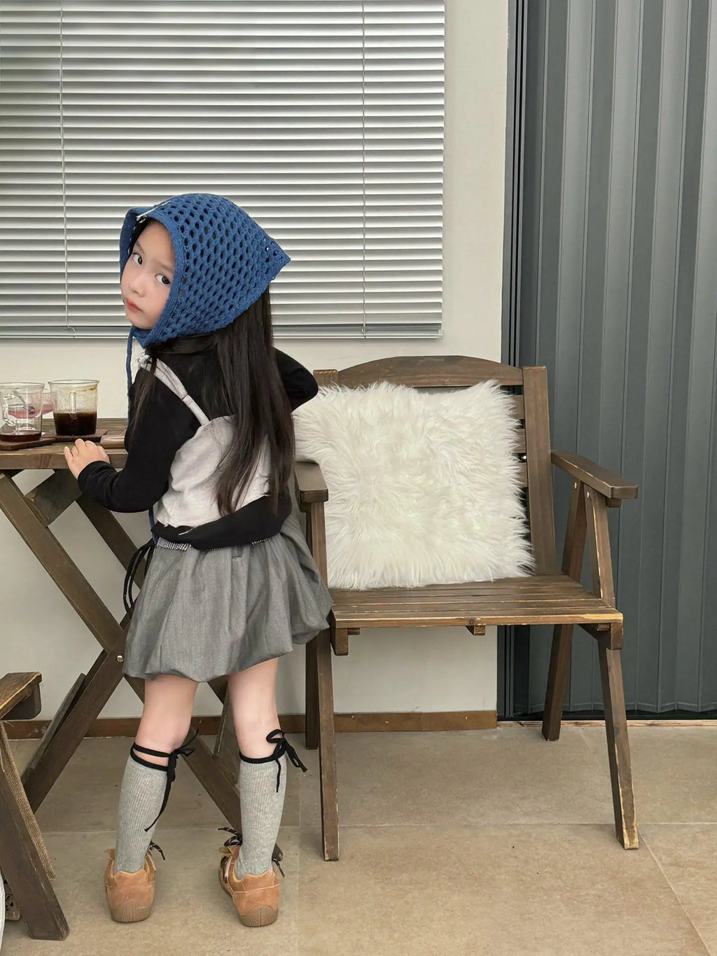 Girls Suit 2025 Autumn New Children's Clothing Girls Baby Fashion Fake Two Bottom Shirt Skirt Two Sets of Casual Simple Match