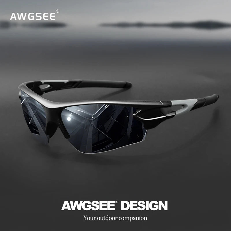 Sports Sunglasses for Men & Women – Semi-Rimless UV400 Protection for Baseball, Running, Fishing, Golf & Driving