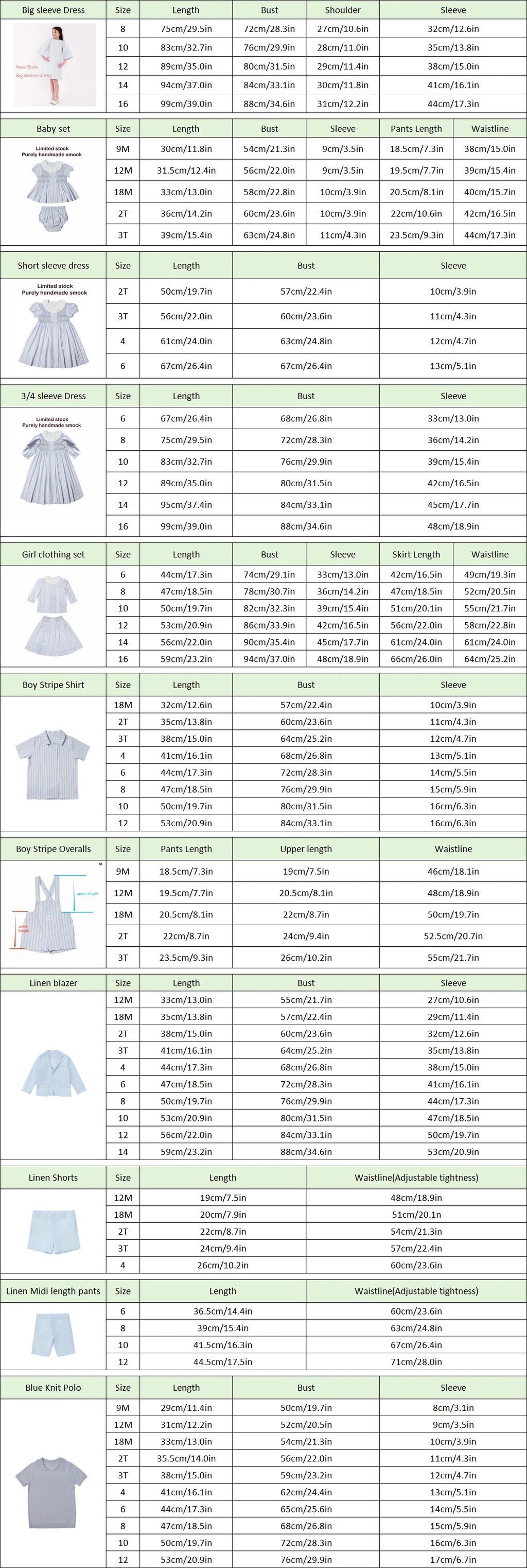 AP Summer Heirloom Striped Collection 2025SS Girls Handmade Smocked Dress Cute Baby Gilrl Set Boys Family Matching Clothing