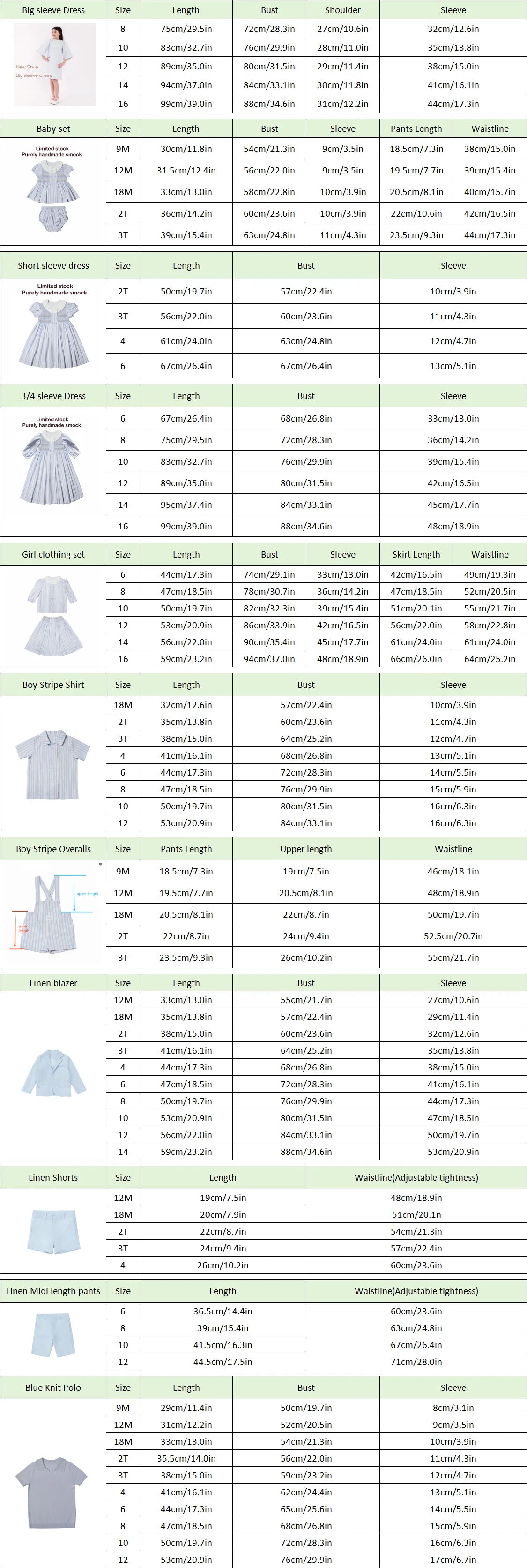 AP Summer Heirloom Striped Collection 2025SS Girls Handmade Smocked Dress Cute Baby Gilrl Set Boys Family Matching Clothing