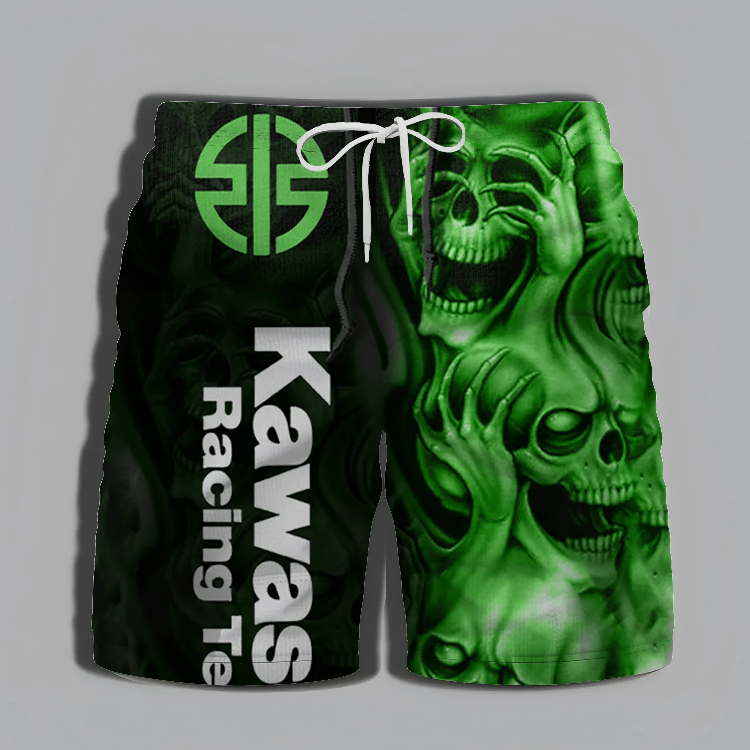 Kawasaki Adventure Men's Shorts High Quality 2025 New Product Quality Men's Motorcycle Men's Street Gym Sportswear Summer Beach