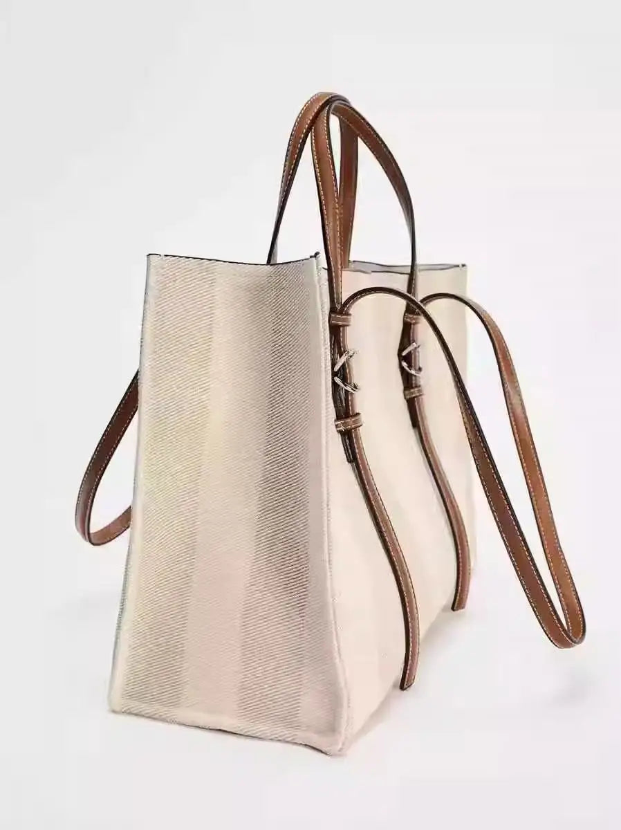 Large Capacity Tote Bags for Women Fashion Designer Shoulder Bag Soft PU Leather Women's Handbags Commuting Shopper Women Bag