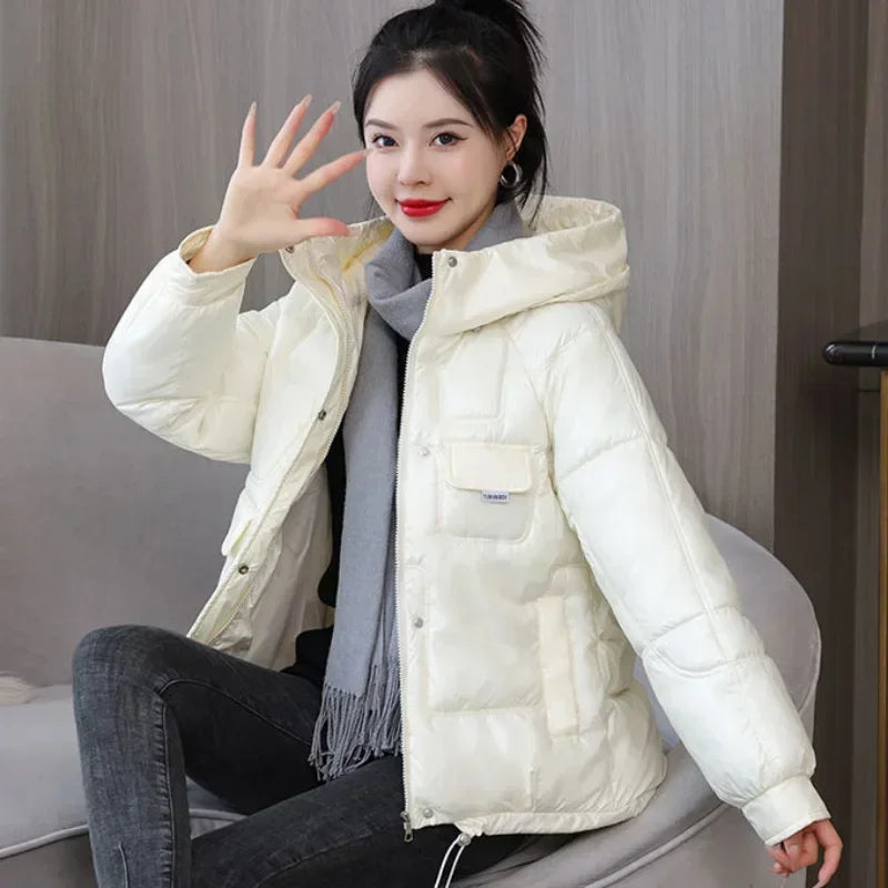 Loose Casual Short Padded Coats for Women Cotton Parkas Woman Great Warm Winter on Sale Discount Fashion 2025 Quilted Jackets