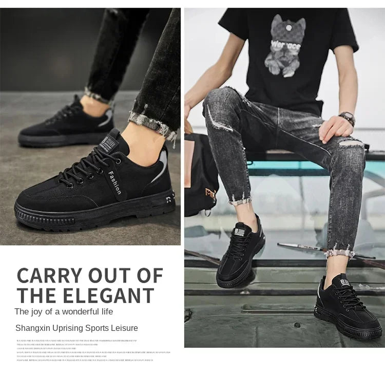 New Breathable Work Safety Shoes Trendy Versatile Comfortable Eva Insoles Rubber Upper shoes for men sneakers men Wear resistant