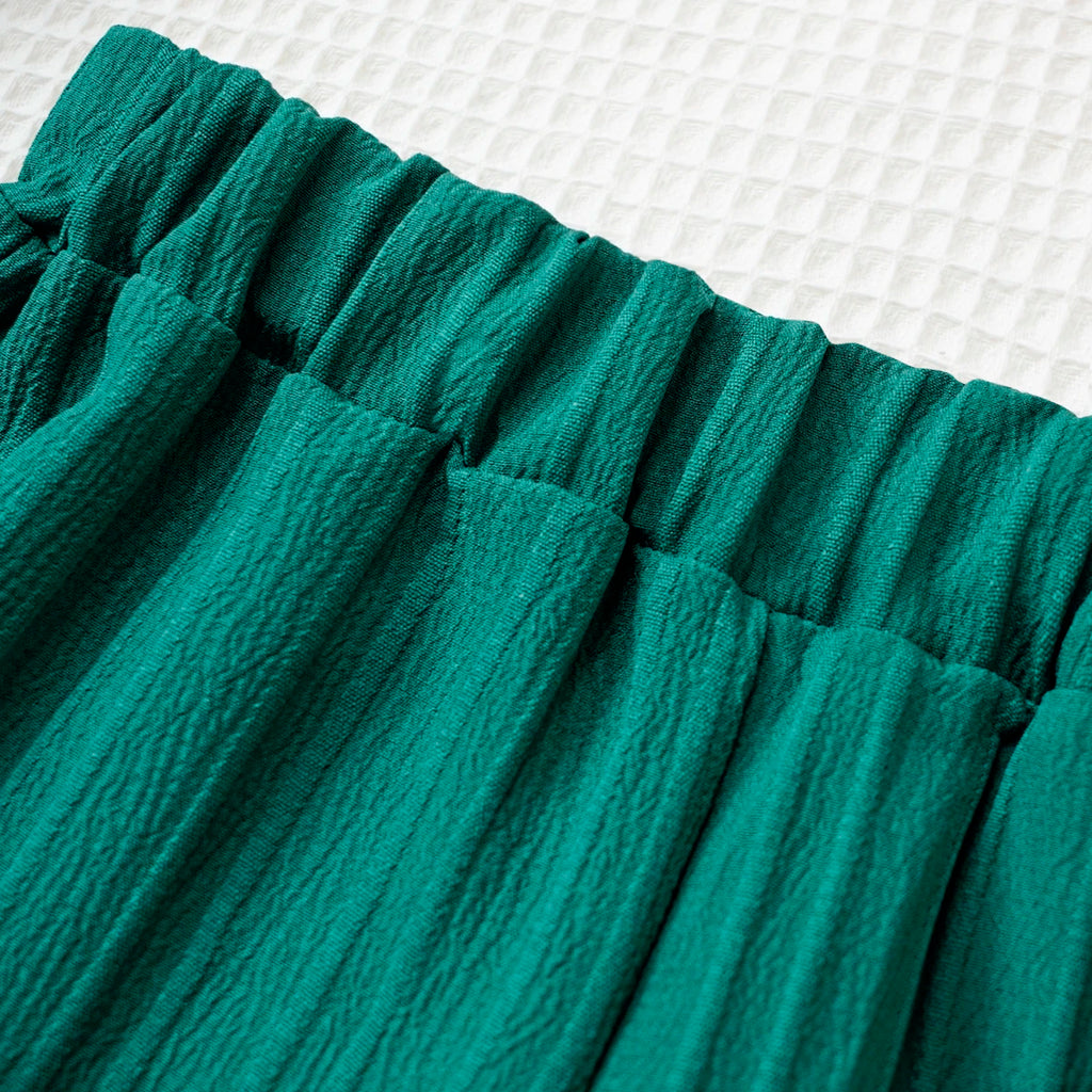 2025 Girls' Fashion Summer clothes Sets fly sleeves Tops + Pants Suits Y2K Street Casual 2pcs Children Clothing