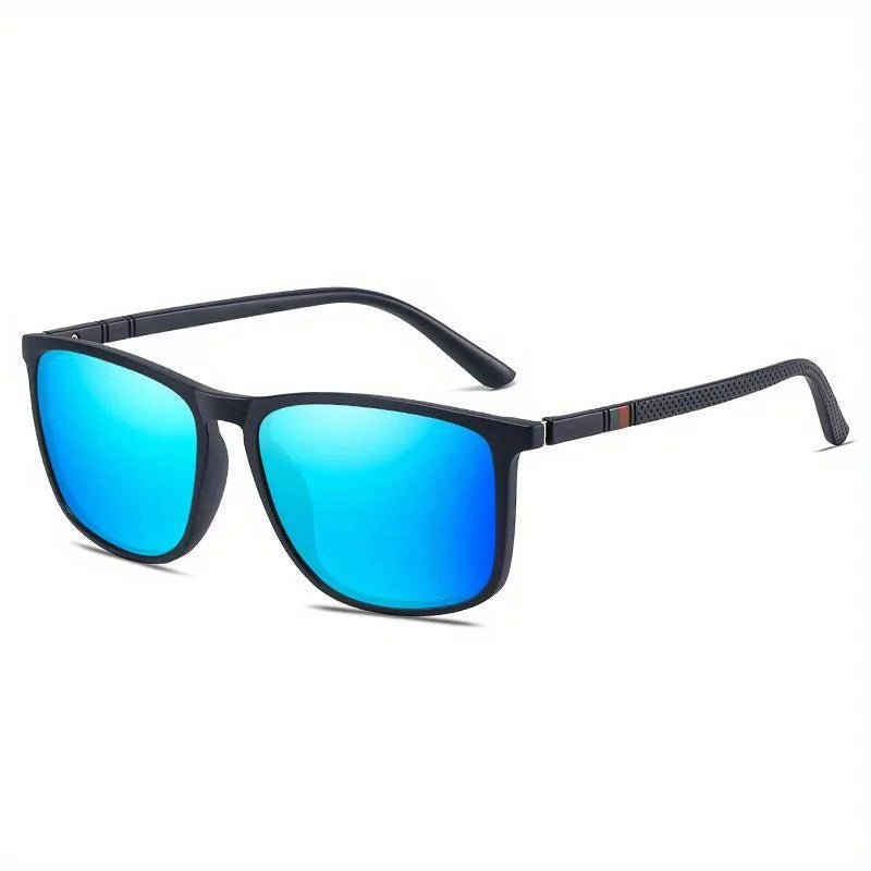 Sports Sunglasses for Men Polarized Comfortable Wear Square Sun Glasses Male Light Weight Eyewear Accessory with Origina UV400