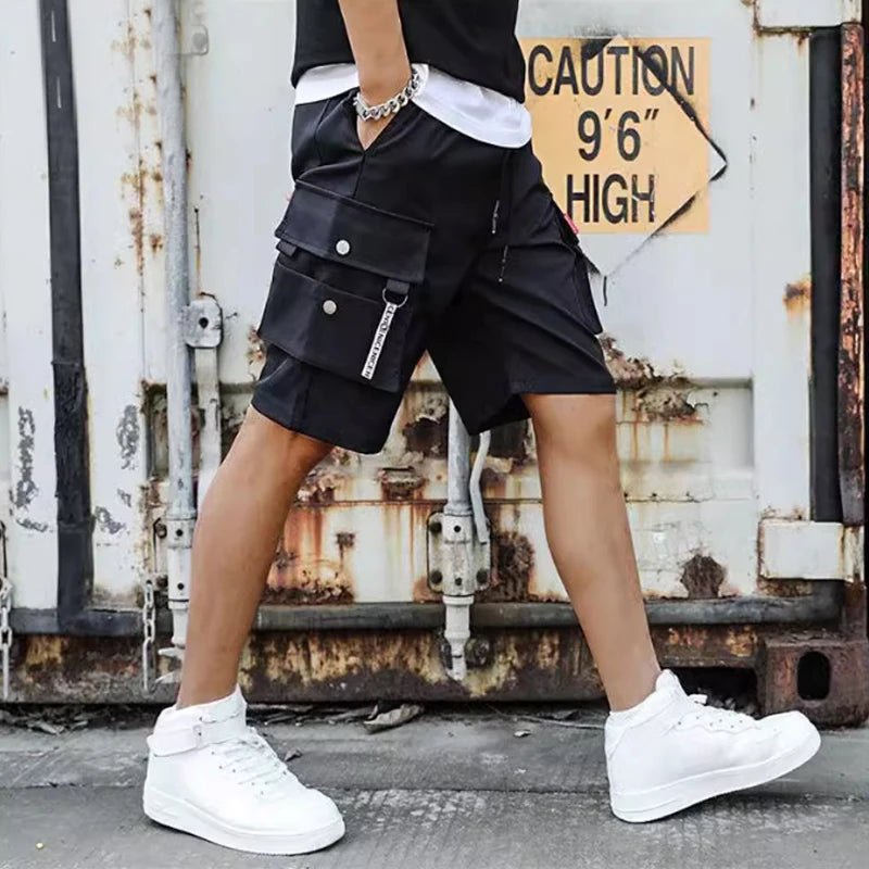 Cargo Shorts Men's fashion 2024 summer ins casual casual pants students trend port wind pants