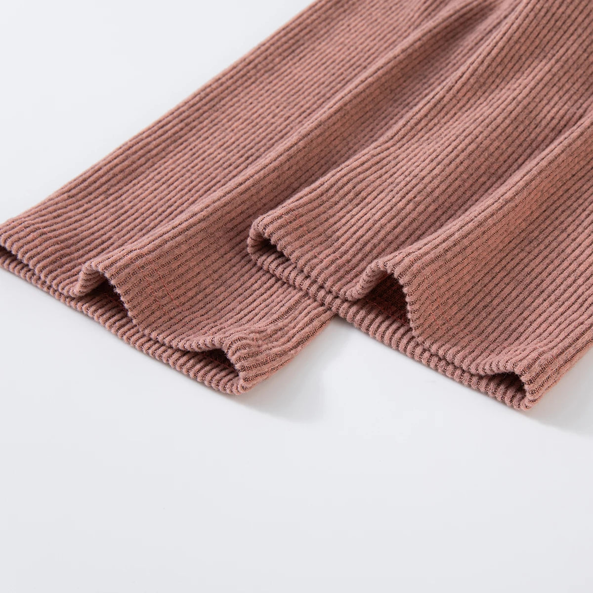 Girls' Solid-Colour Spring/Autumn Long-Sleeved Top and Casual Trousers Two-Piece Set, Trendy Outfit, Children's Fashion Clothing