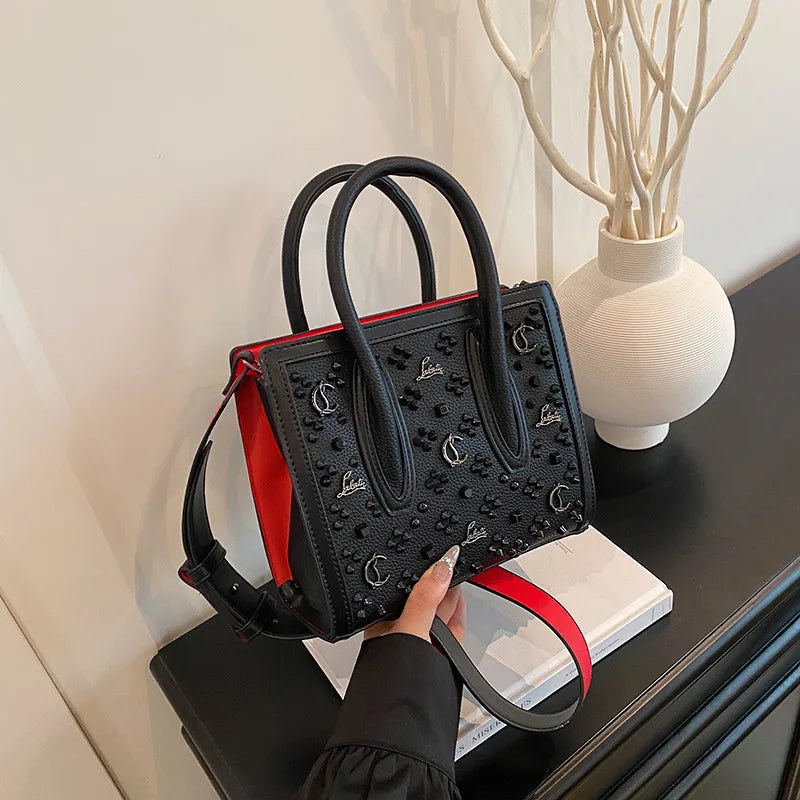 2025 New Women's Openwork Tote Bag Vintage Retro Large Capacity Shopper Crossbody Shoulder Purse Casual Chic Everyday Bag