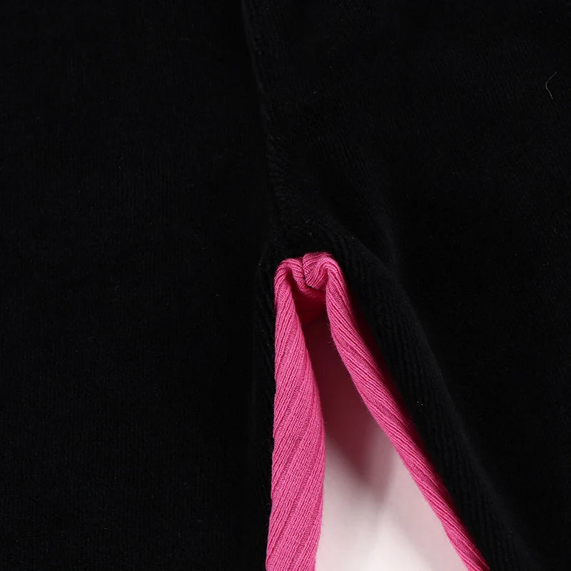 Boys pajama set blue black top and pants kids clothes for boy and girl clothing round neck winter season front velour back rib