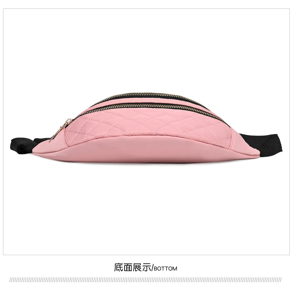 Waist Bag Women Fanny Pack Chest Shoulder Belt Bag Fashion Packs Party Crossbody Lady Travel Phone Pouch Lady Purse Bum Bags