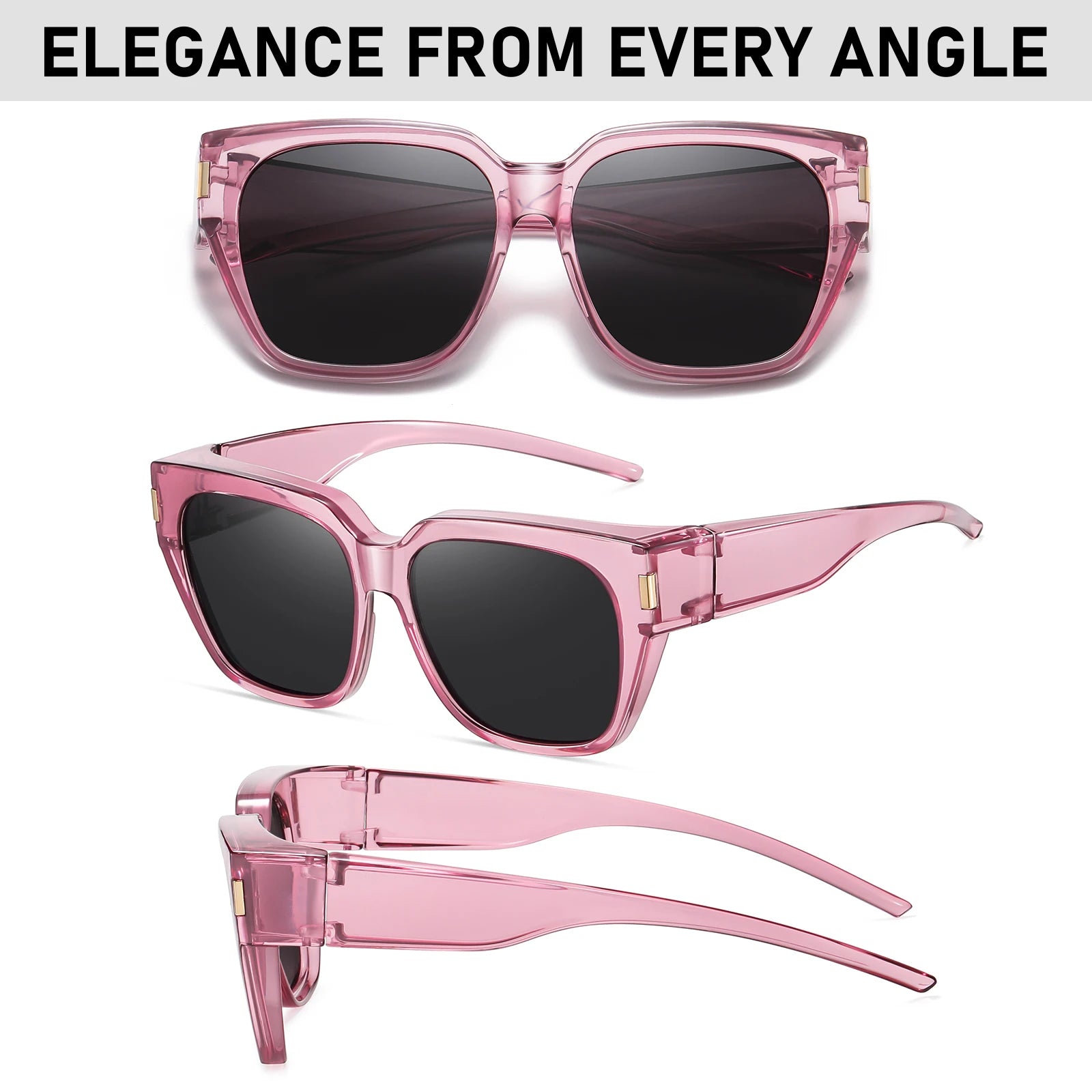 Sunglasses set, anti-glare glasses, polarized sunglasses for myopia, anti-UV sunglasses