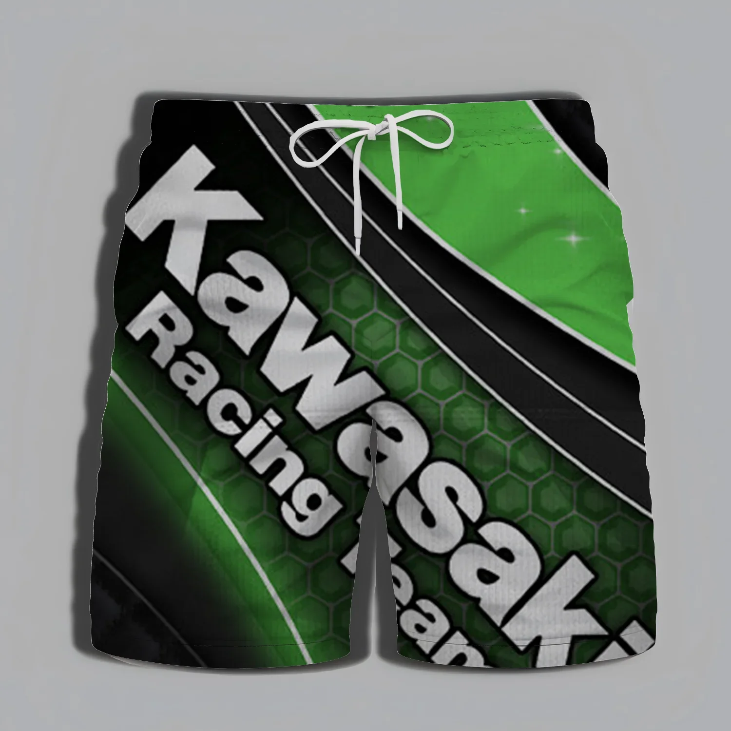 Kawasaki Adventure Men's Shorts High Quality 2025 New Product Quality Men's Motorcycle Men's Street Gym Sportswear Summer Beach