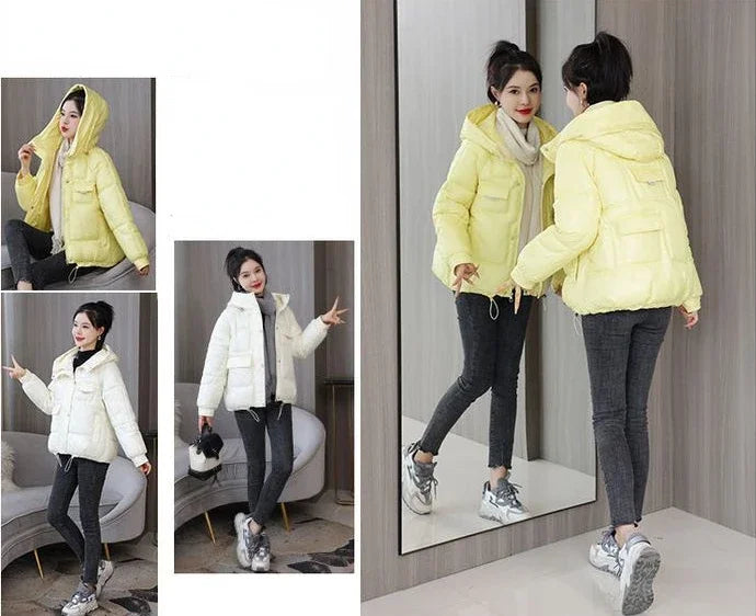 Loose Casual Short Padded Coats for Women Cotton Parkas Woman Great Warm Winter on Sale Discount Fashion 2025 Quilted Jackets