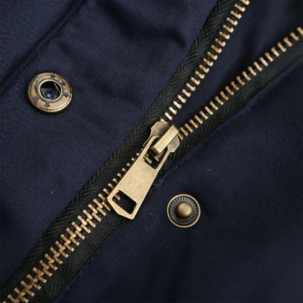 Women's Coats 2025 Autumn Winter Jacket Elegant Fashion Long Hooded Fur Collar Pockets Zipper Button Snow Wear Padded Parka