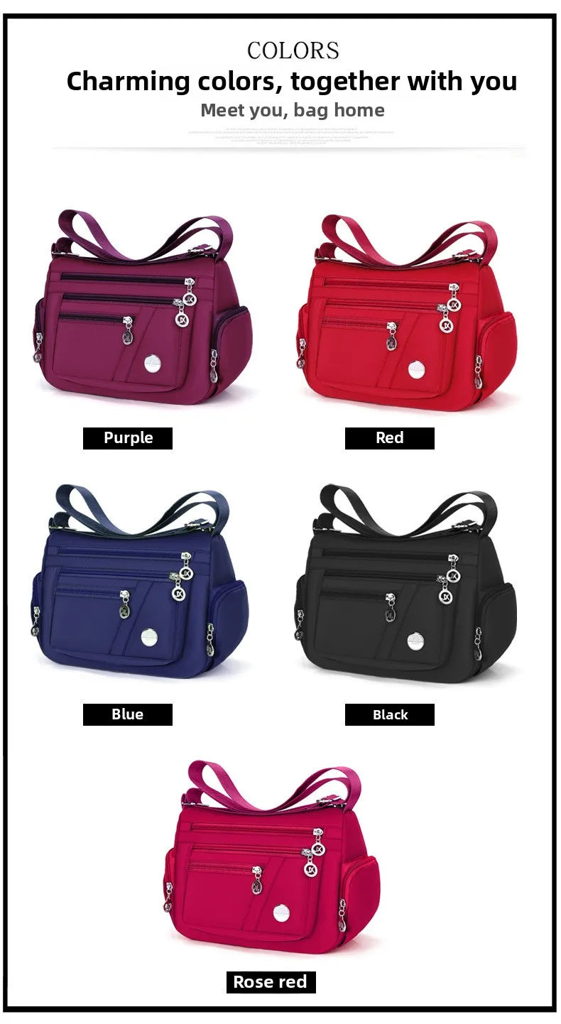 New Women Bag Nylon Waterproof Messenger Bags For Lady Crossbody Shoulder Bag Casual Handbags High Quality Multifunctional