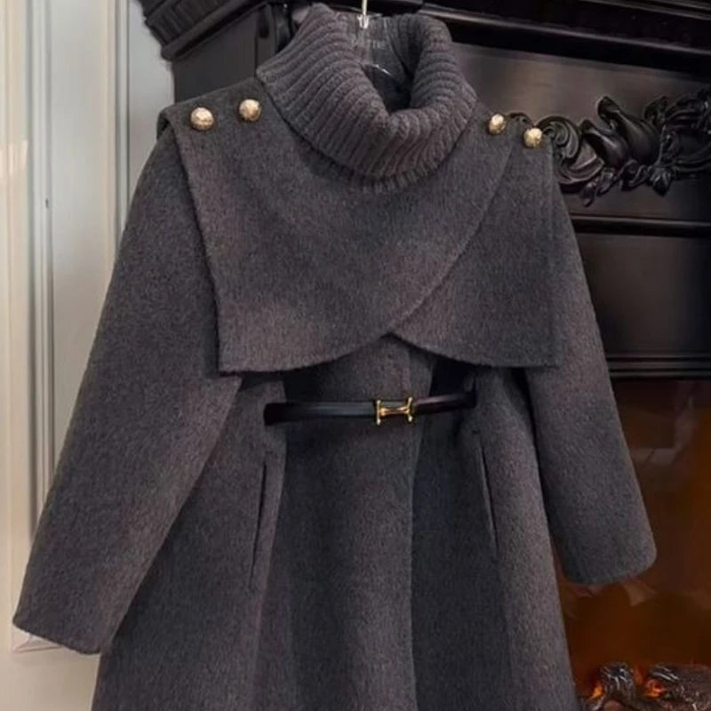 Girls Woolen Coat Children Clothing Fashionable Coat Trend Girl Winter Coat Winter Clothes for Girl Winter Jackets Ropa De Niña