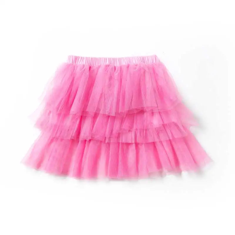 4-6year Baby Girl Dance Dress Girls Skirts Solid Gauze Kids Mini Casual Tutu Skirts Children Clothing