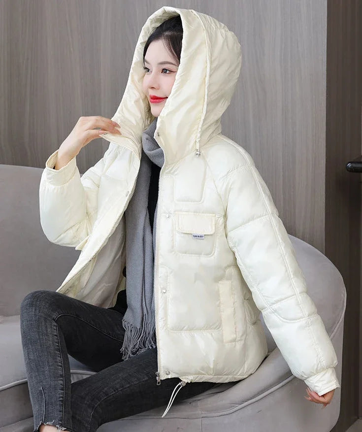 Loose Casual Short Padded Coats for Women Cotton Parkas Woman Great Warm Winter on Sale Discount Fashion 2025 Quilted Jackets