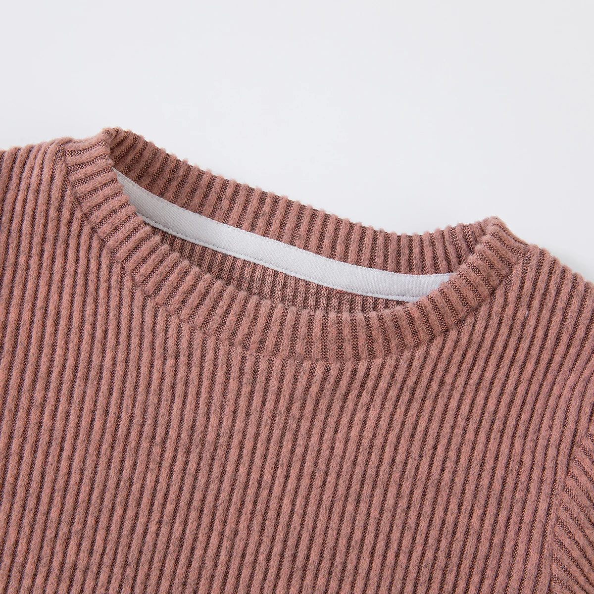 Girls' Solid-Colour Spring/Autumn Long-Sleeved Top and Casual Trousers Two-Piece Set, Trendy Outfit, Children's Fashion Clothing