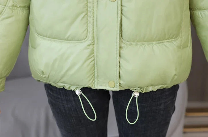 Loose Casual Short Padded Coats for Women Cotton Parkas Woman Great Warm Winter on Sale Discount Fashion 2025 Quilted Jackets