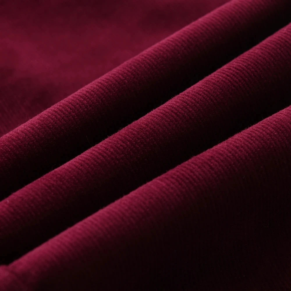 Red Boys Pants Children Trousers For Kids Cotton Solid Casual Long Pants 1-6 Years Clothing Sport Pants Spring Corduroy Boutique