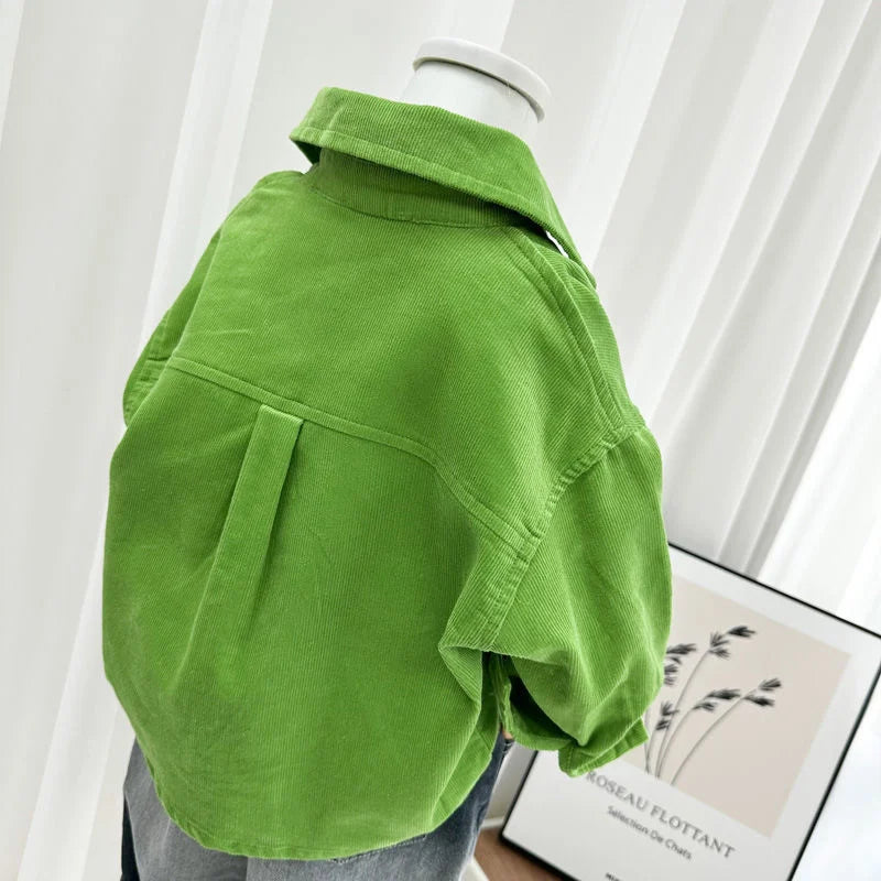 Boys Baby's Kids Blouse Coat Jacket Outwear Cotton 2024 Green Spring Autumn Shirts Outwear Sunscreen Beach Children's Clothing