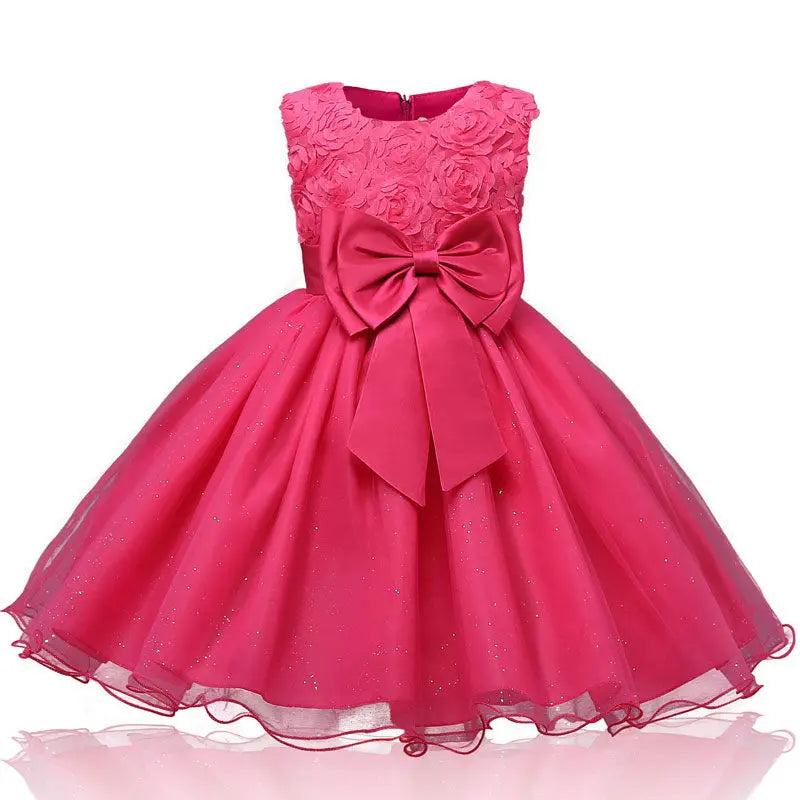 2-14yrs Teenage Clothing Christmas Girl Dress Summer Princess Wedding Party dress sequins Sleeveless New Year For Girls Clothes